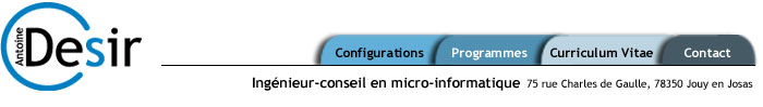 Bandeau de navigation